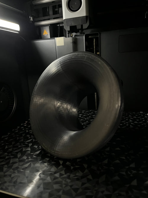 Intake duct for a car inside of a printer 