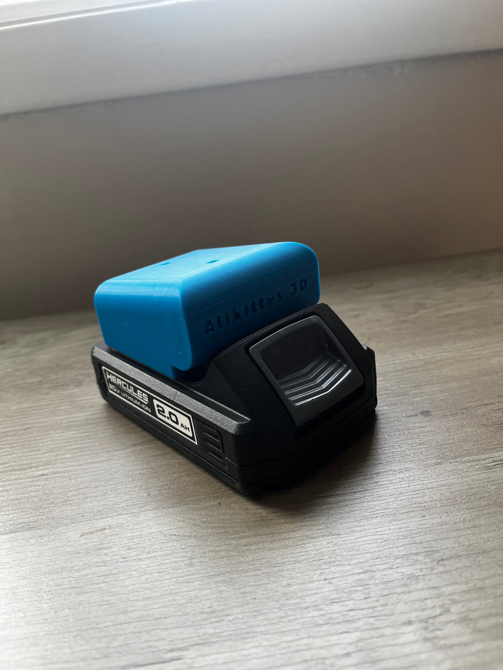 Hercules 20V Battery Mount | Heavy Duty ABS Wall Holder & Organizer