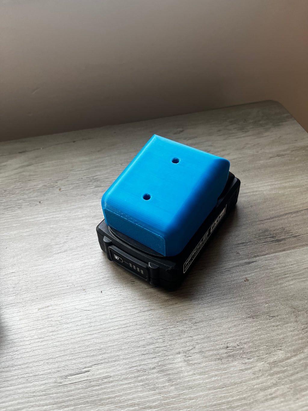 Hercules 20V Battery Mount | Heavy Duty ABS Wall Holder & Organizer