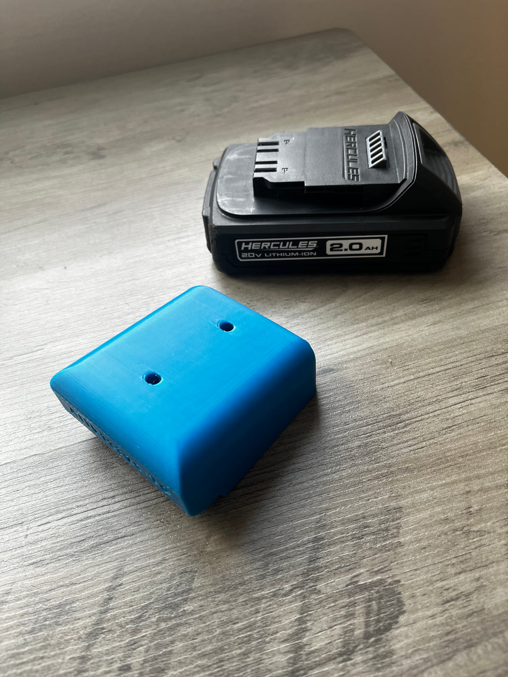 Hercules 20V Battery Mount | Heavy Duty ABS Wall Holder & Organizer