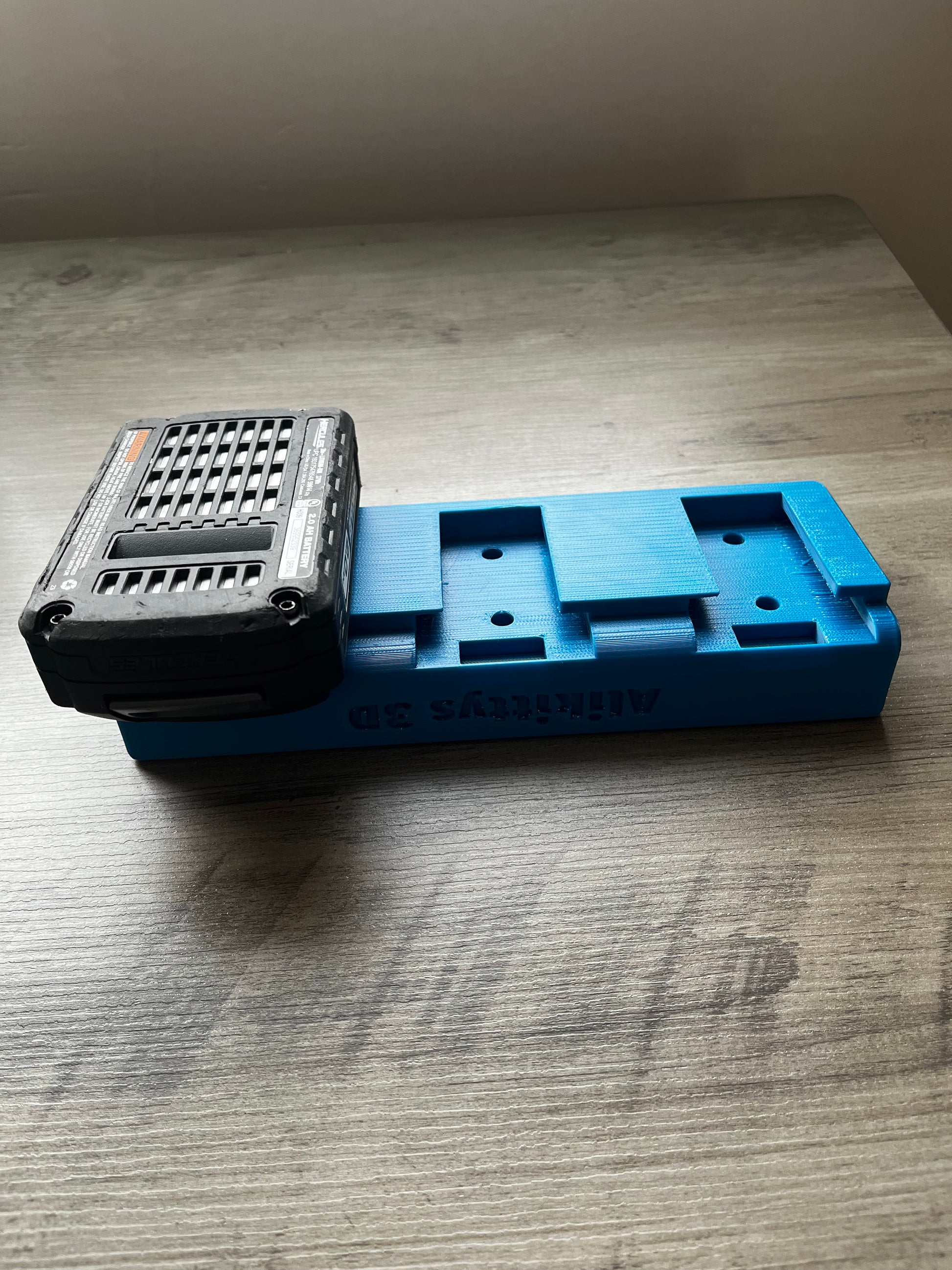 Hercules 20V Triple Battery Rack | 3-Slot Heavy Duty Wall Mount